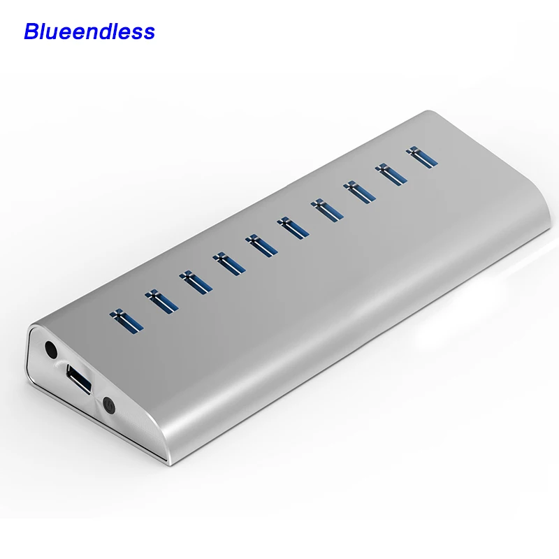 Blueendless Factory Price Aluminum Usb 3.0 12 Port Gl 3520 High Speed