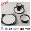 Alibaba-China 16pc Dinner Set /Reactive Glossy Glaze Stoneware Bowls Plate Mugs /Crockery Items/Wholesale Dinnerware