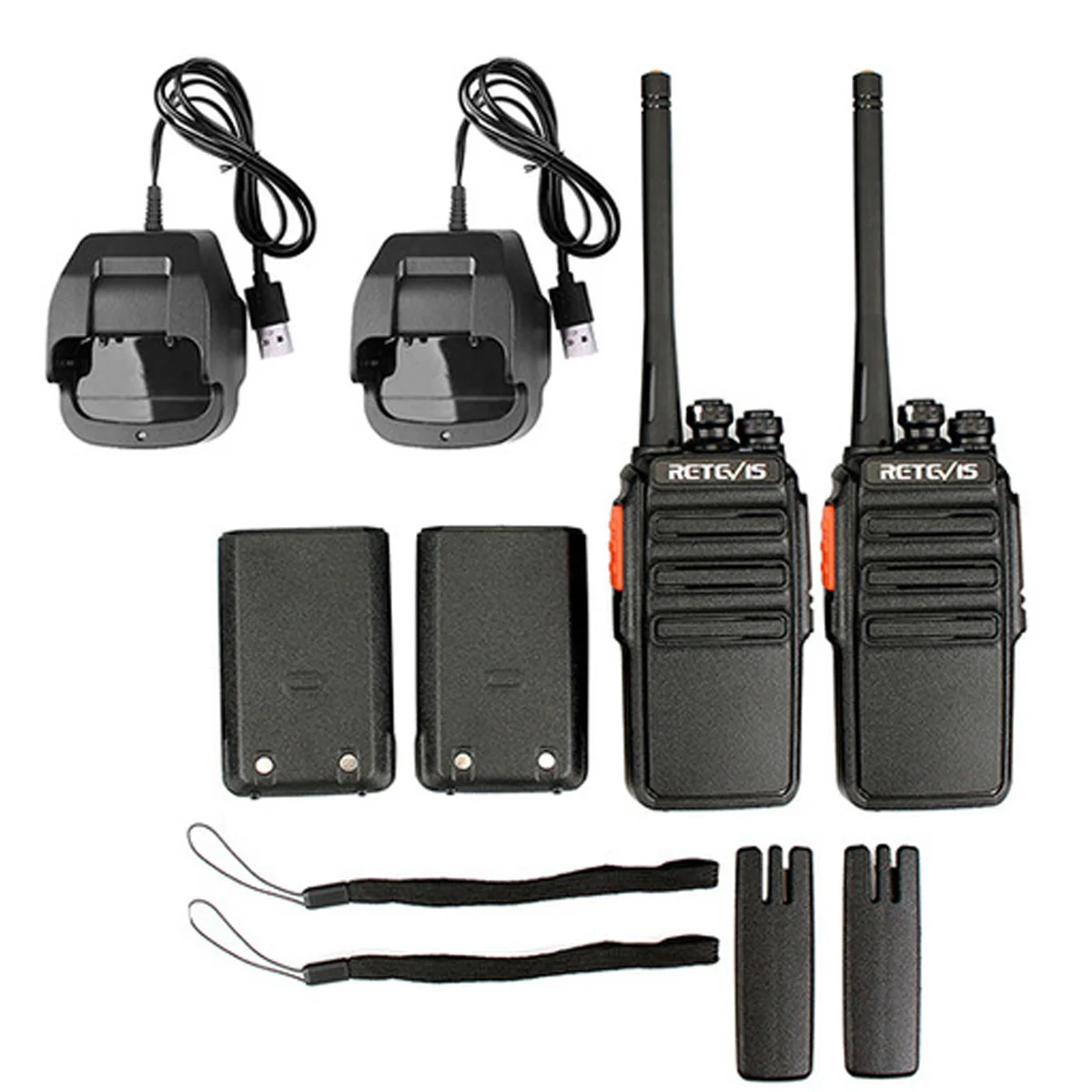 

Retevis RT24 PMR446 Walkie Talkie UHF Licence-Free handheld Two Way Radio 16Channels Scan 0.5W TOT VOX For business Security