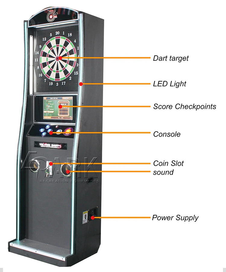 Low Price Malaysia Dart Arcade Game Coin Operated Electronic Automatic