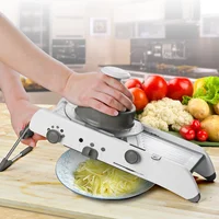 

Tinderala Slicer Manual Vegetable Cutter Professional Grater With Adjustable 304 Stainless Steel Blades Vegetable Kitchen Tool