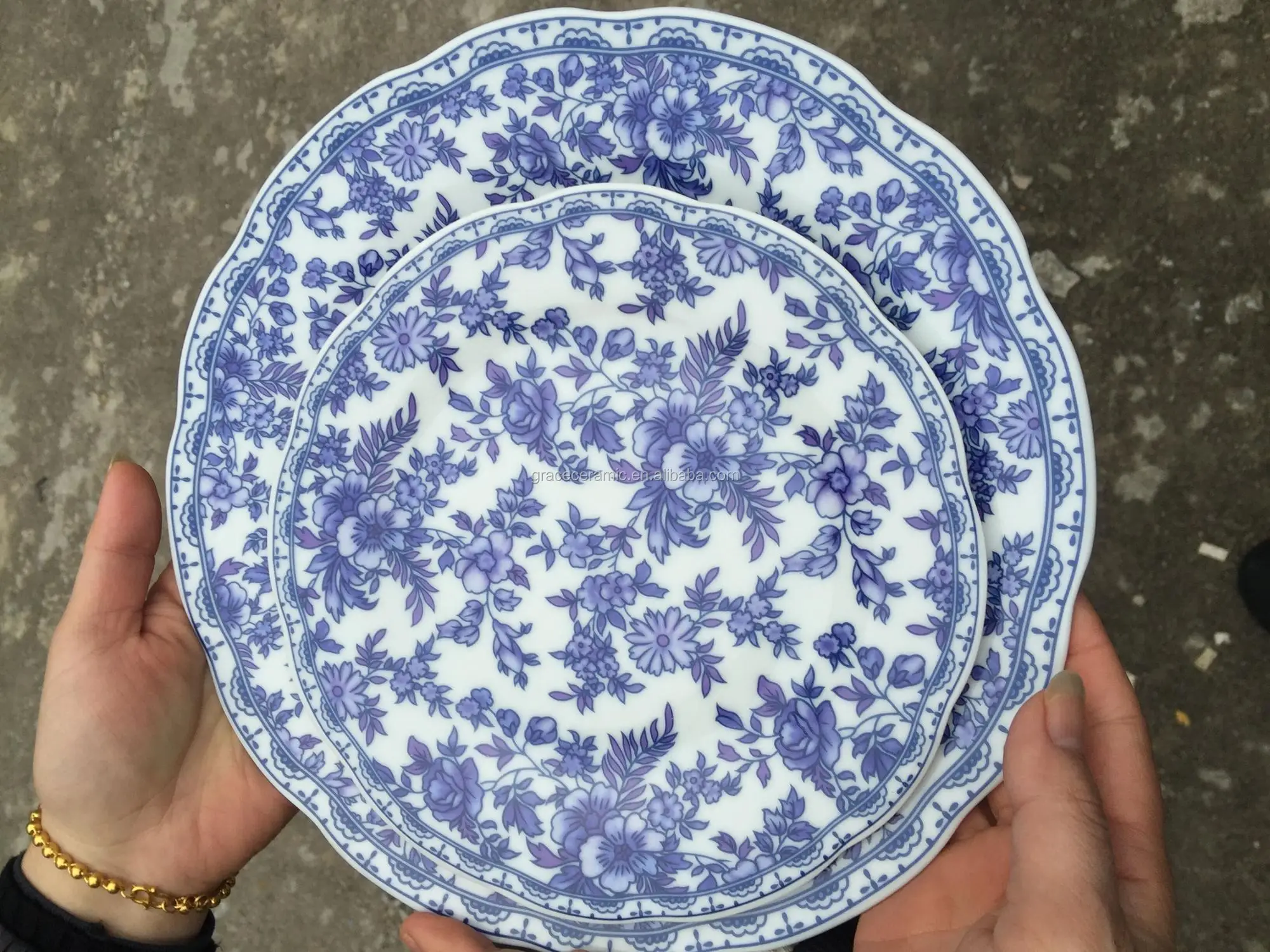 Blue And White Plates Sets Dinnerware Cheap Ceramic Plates Dishes Buy