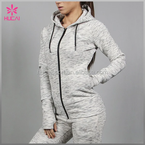 

Nice Design High Quality Cheap Custom Cotton Spandex Plain Tracksuit Women, Black (can do as your require)