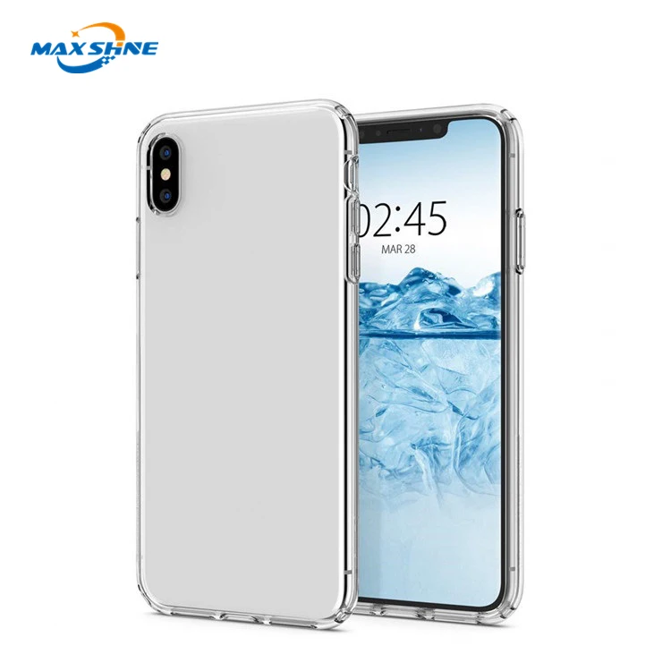 MaxShine Mobile Phone Case For iphone 8 8plus 7 7 plus for iphone X Phone case Transparent Soft TPU Case Gel Silicone