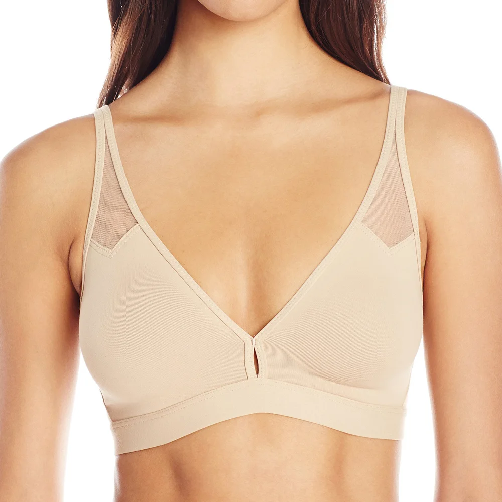 

Wholesale Wirefree Soft Bralettes,Women's Sexy Nylon Spandex Full Figure Wireless Soft Bra, White,black,red,purple