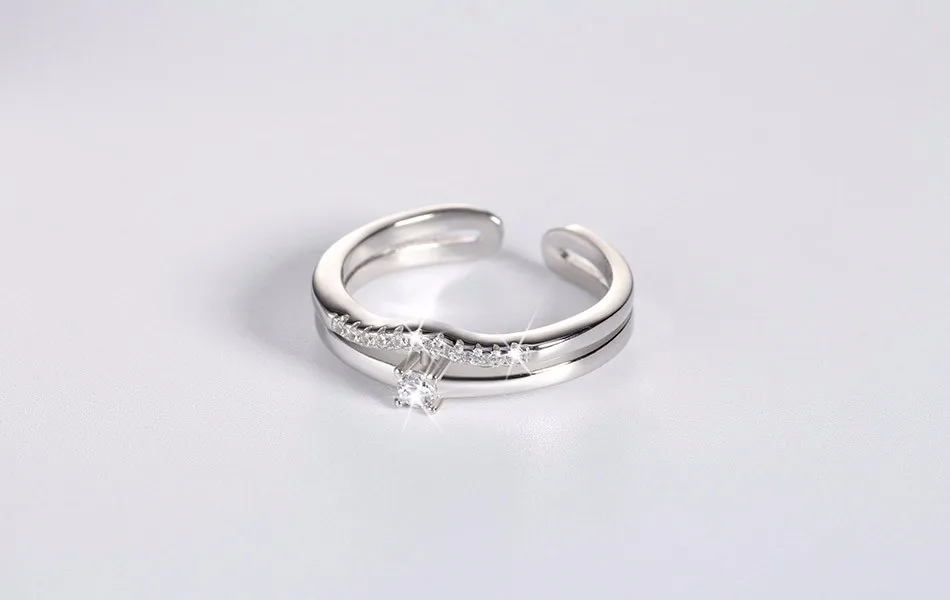 Rinntin Sr19 Open Design Jewelry Women Men Adjustable Rings Wholesale