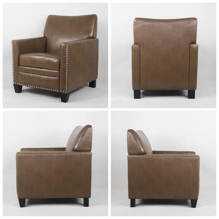 High quality competitive chair furniture couch brown sofa armchair