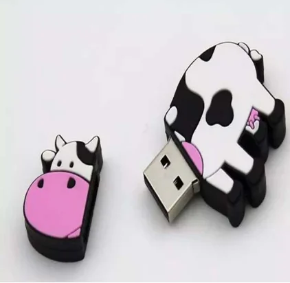 

Dairy cow shape PVC USB flash drive pendrive memory stick, N/a