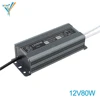 12V 24V 6A 3A 80W Waterproof LED Power Supply with PWM Function for Square fountain and underwater use