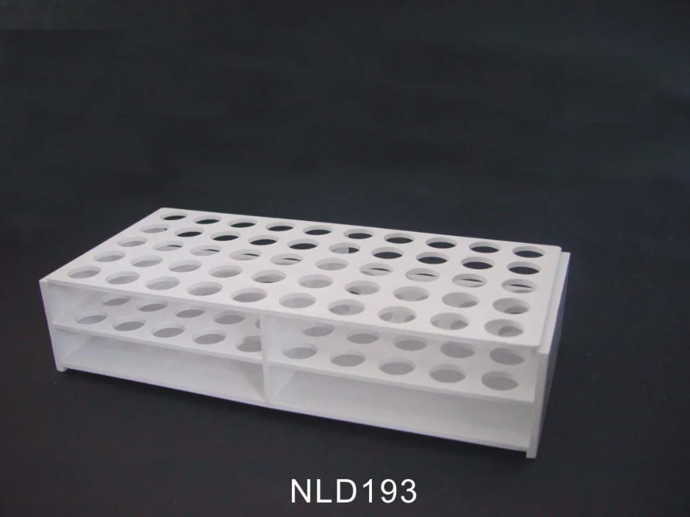 Good Price White Plastic Multipurpose Detachable 50 Wells Test Tube Rack