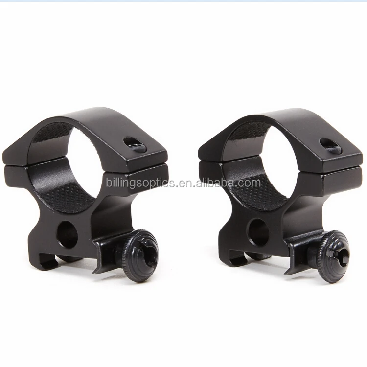 

High Grade Aluminium 1 inch 30mm Riflescope Scope Mount Rings, Matt black