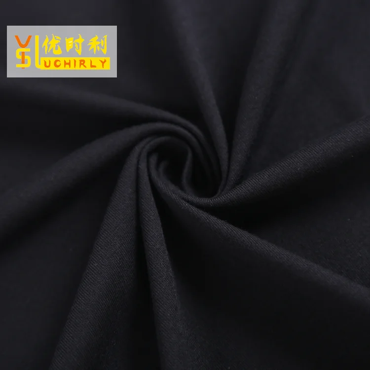 
China manufacturer top quality CVC 60 cotton 40 polyester knit jersey fabric 
