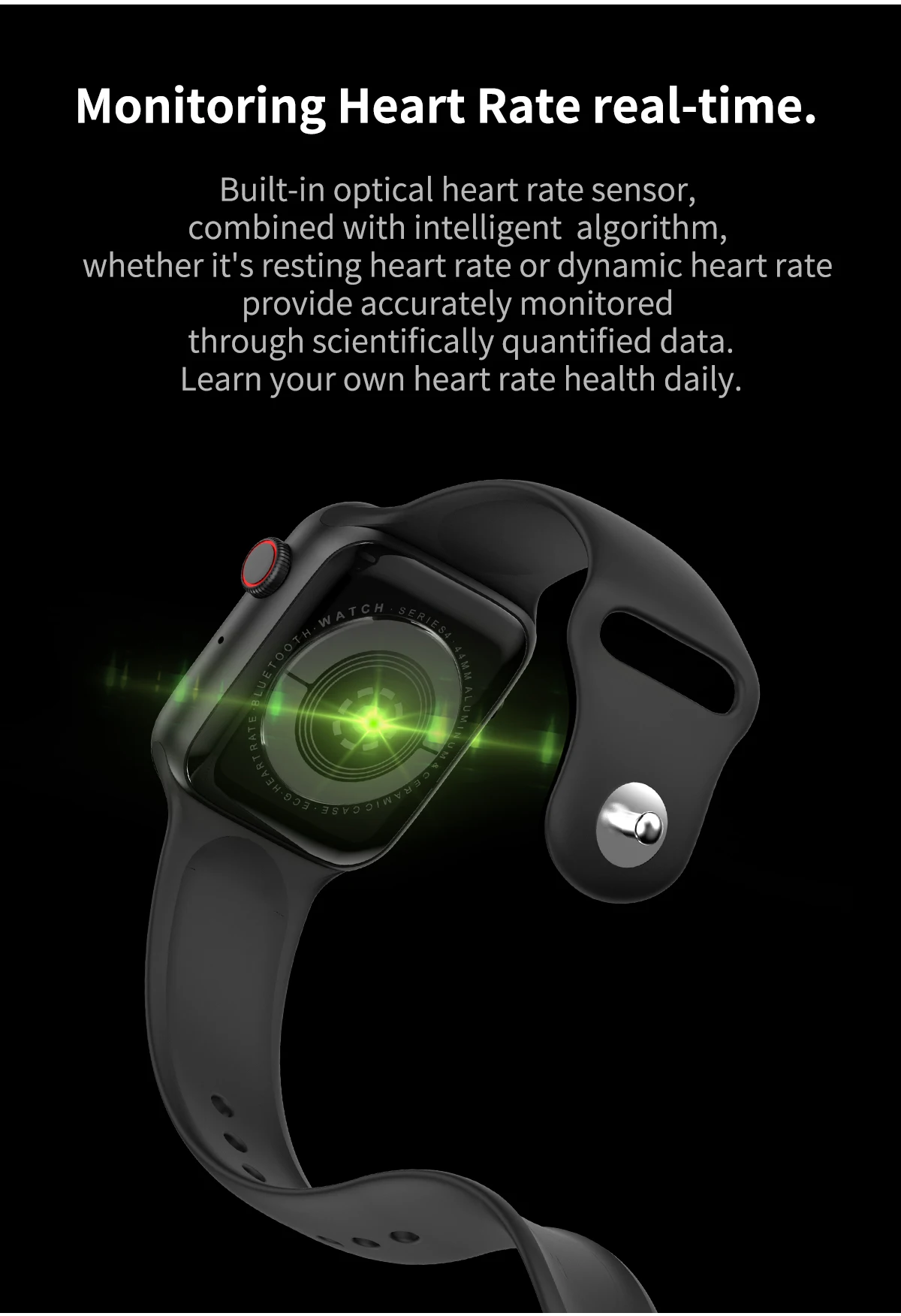 Microwear new very good price Bluetooth iwo smart watch W34 with heart rate, BP, ECG, multi-sport white/black