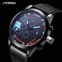 

SINOBI 9728 Men's Watches Top Brand Luxury Men's Sports Watch Waterproof Fashion Casual Quartz Watch Relogio Masculino