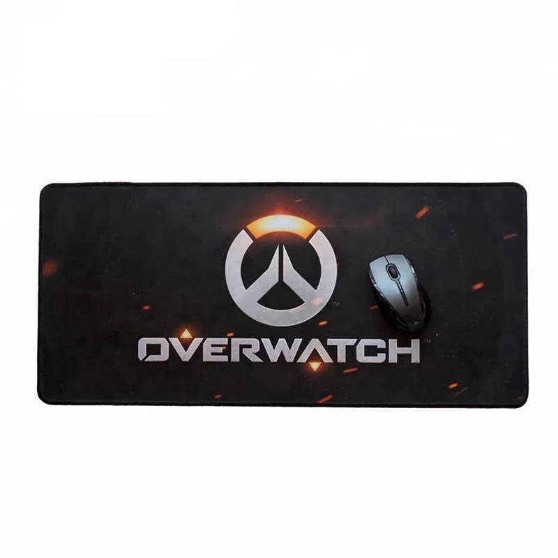 

HX Customized extended anti-slip rubber overwatch mousepad custom large waterproof gaming mouse pad, Any color is available