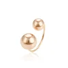 14906 Xuping cheap wholesale fine jewelry rose gold plated beads shaped opening finger ring