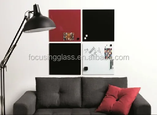 
Custom good quality glass magnetic memo board / office glass drawing boards 