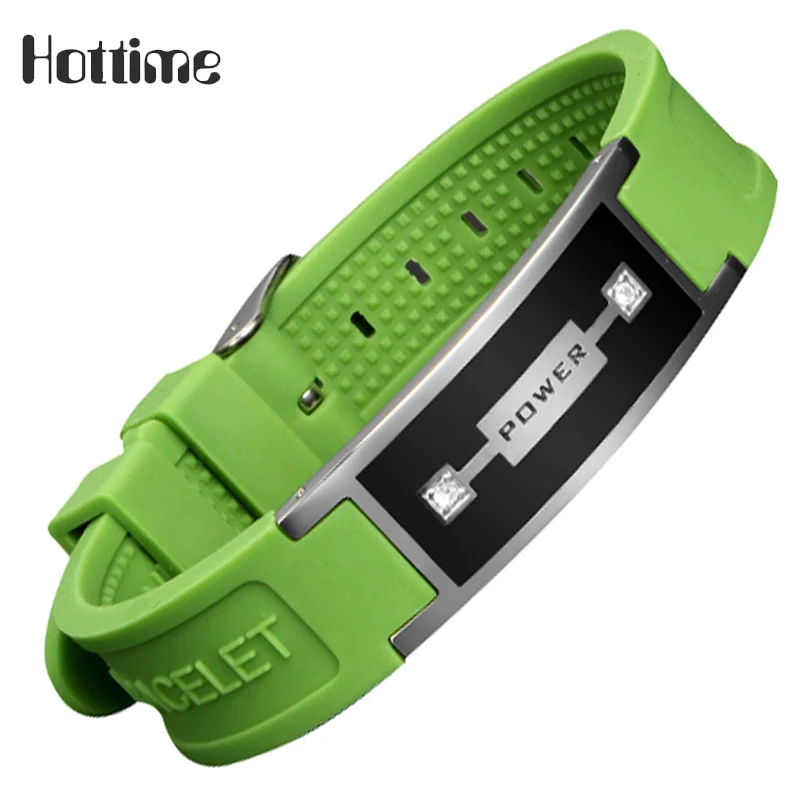 

Fashion Power Sport Negative Ion Custom Silicone Bracelet, N/a