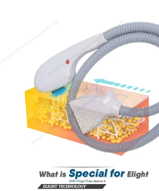 handled shr ipl hair removal laser machine with 650 - 950 nm wavelength