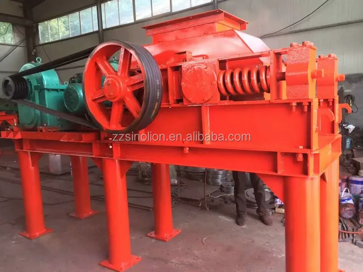 2PGC-500x750 double roller crusher for clay brick making machine