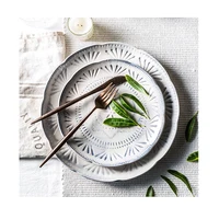 

European style Retro Style ceramic bread plate