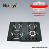 4 burners glass type built in gas cooker stove hob