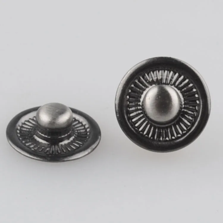 Brushed Black Nickle Bulk Snap Fasteners Buy Bulk Snap Fasteners