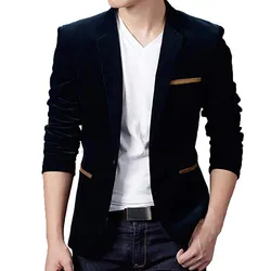 Men's Fashion Brand Blazer Casual Suit Jacket Soli