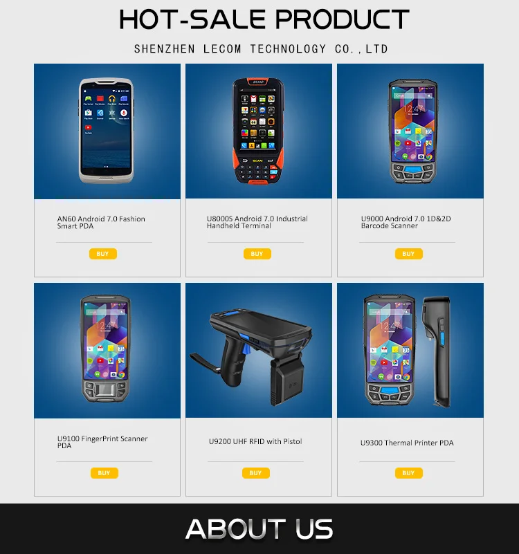 UHF HID RFID Reader cheap bluetooth android pda with built in thermal printer portable 2D handheld barcode scanner GPS wifi