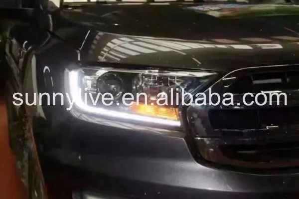 For FORD ranger SUV for Everest 2016 Head Light led headlight