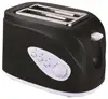 800W 7 Setting Cool Touch 2 Slices Portable Bread Toaster