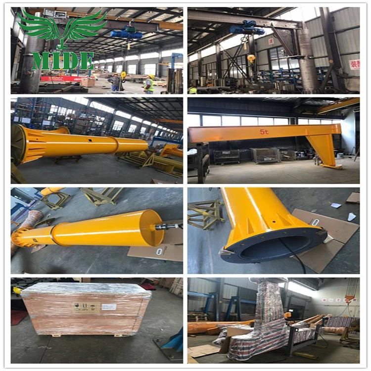 360 degree rotating post column jib crane