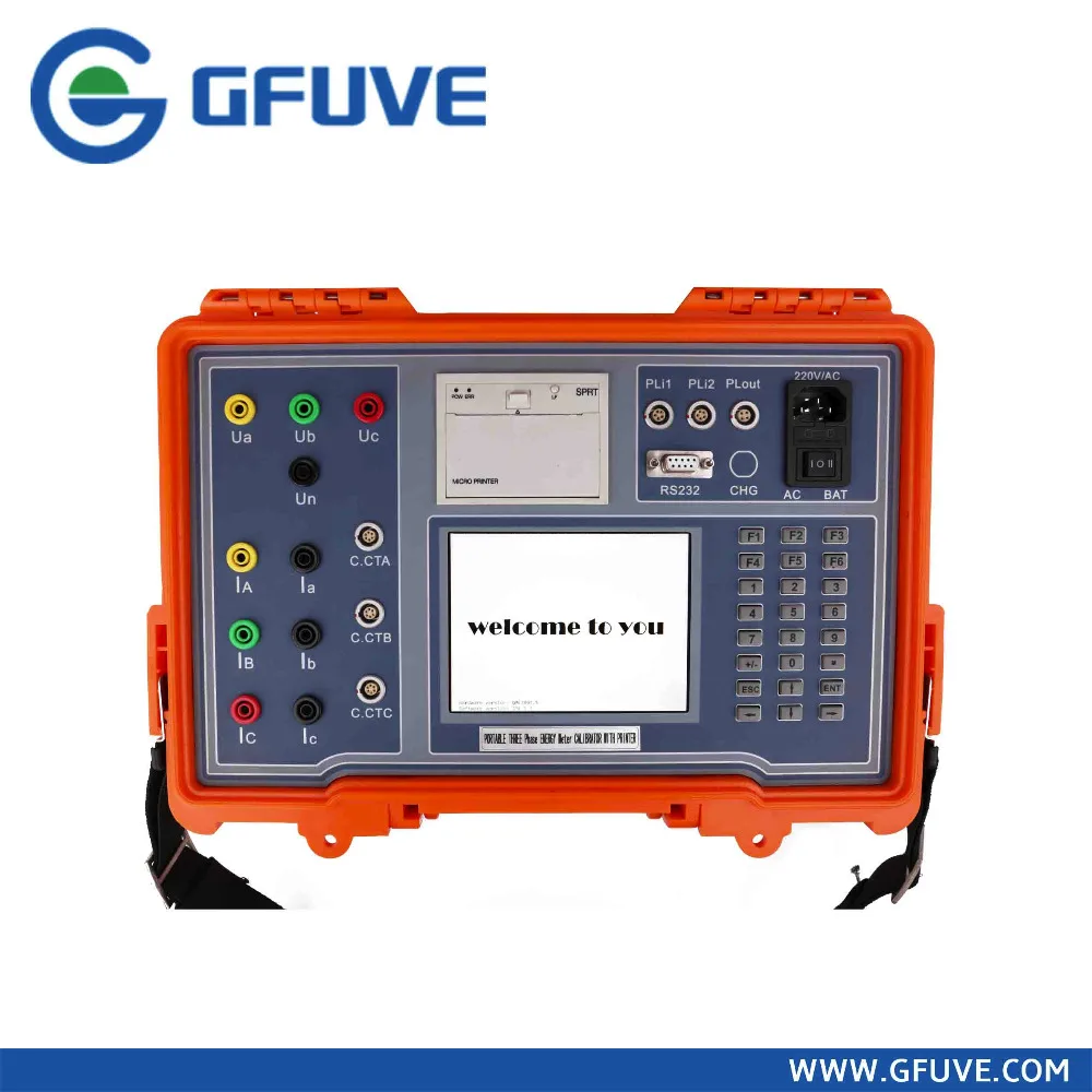 GF312B портативный трехфазный Счетчик Энергии Калибратор с принтером