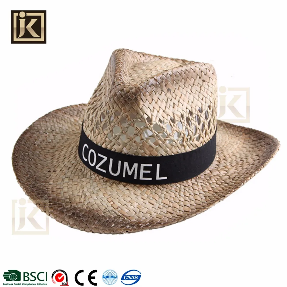 raffia crochet cowboy hat