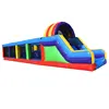 Inflatable warrior's jump obstacle course challenge game