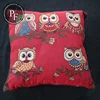 New design owl pattern seat cushion back supporter small throw pillow