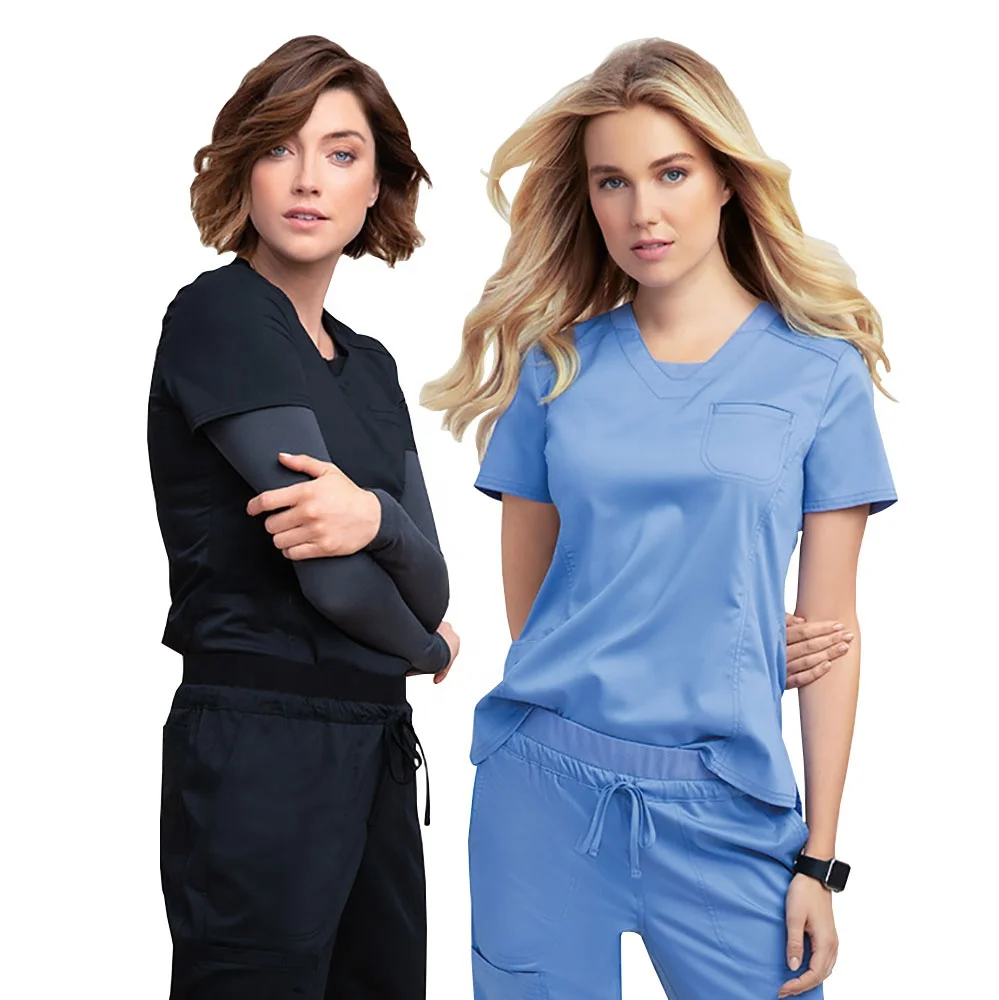 

factory medical scrubs wholesale new style nurse hospital uniform designs, Optional