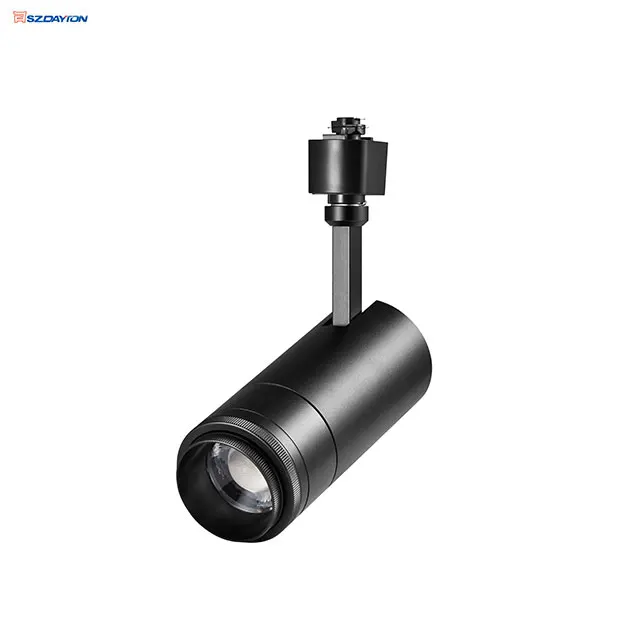 2019 commercial Zoom Focusable track light for America Canada market Museum Gallery 20W LED track head