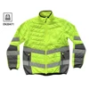 Hivis workwear softshell security traffic winter jacket clothing safety