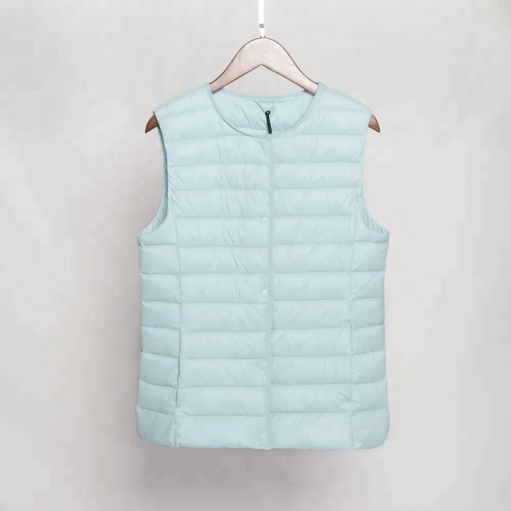 
Winter New Sleeveless Women Duck Down Vests Outdoor 