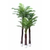Large green artificial coco tree plant for indoor