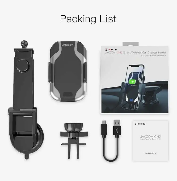 JAKCOM CH2 Smart Wireless Car Charger Holder New Product of Other Consumer Electronics like nb iot gps blue bf film bic lighters - ANKUX.COM