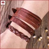 family leather bracelets not allergic bangle men genuine leather wristband women cowhide leather cuff