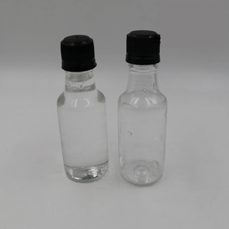 Mini 50 Ml Liquor Vodka Plastic Bottles Clear Plastic Alcohol Wine Shot