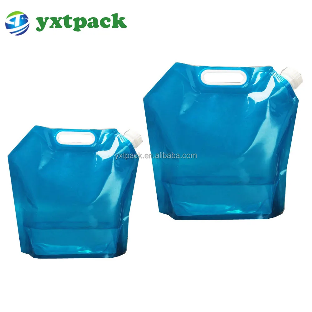 1L 2L 3L 4.5L 5L 10L Big Size Clear Spout bag BPA Free Collapsible