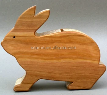 Wood Shapes Craft Wooden Animai Toy mini Rabbit Toy Buy 