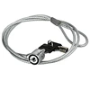 security notebook computer lock with stainless steel wire rope