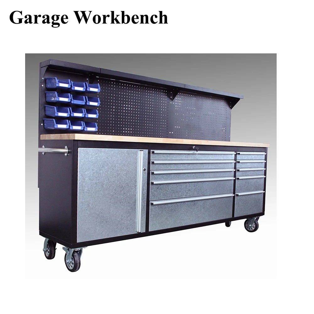 Welded Body Tool Box Chest 84 Inch Galvanized Tool Cabinet On