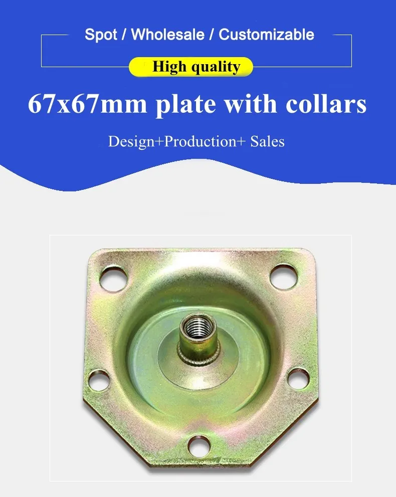 Color Zinc 67x67mm 2.0 Thickness Folding Table Legs Lowes Wholesale Adjustable Angle Mounting