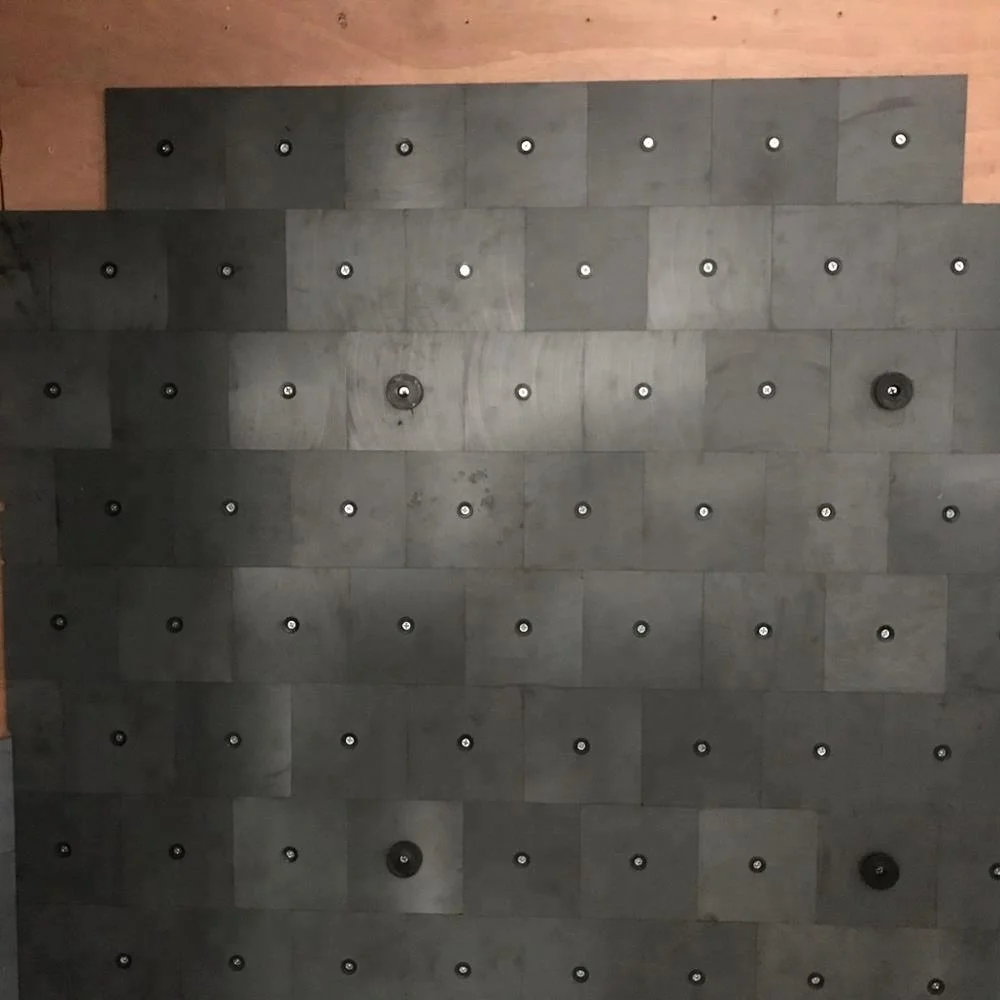 
6.7mm 5.5mm height EMC chamber ferrite tile for testing 